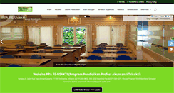 Desktop Screenshot of ppa.fe-usakti.com